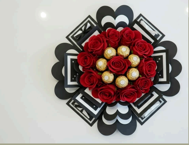 Custom Four-Layer Premium Quadrat Gift Box | LED Light Luxury Hamper with Roses, Chocolates, Photos & Keepsake Compartments | Ideal for Weddings, Anniversaries, Milestone Birthdays & Housewarming Gifts printing in India