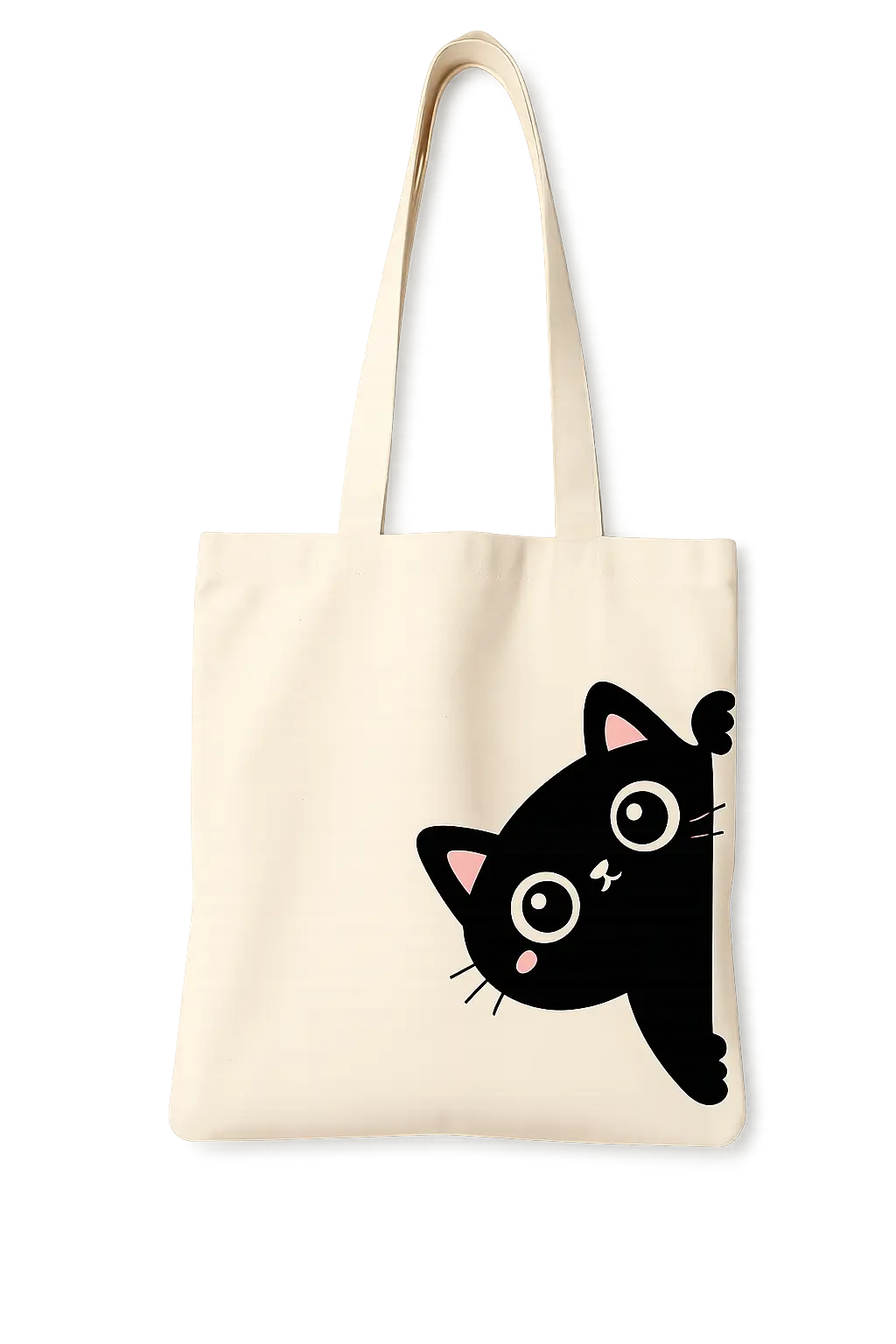 Custom Customized Cotton Tote Bag | Eco-Friendly | No Zip | Reusable Shopping Bag | DTF Printed print view 2