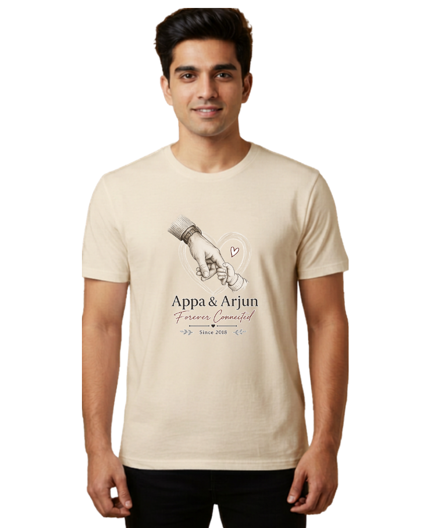 Custom Customized Cotton T-Shirt for Men & Women | Regular Fit | Half Sleeve | DTF Printed | Sizes S to XXXL print view 12