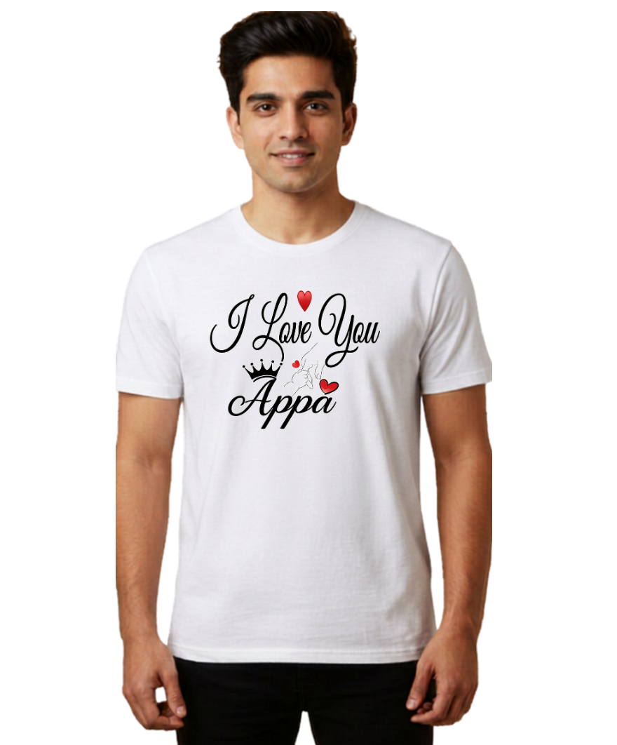 Custom Customized Cotton T-Shirt for Men & Women | Regular Fit | Half Sleeve | DTF Printed | Sizes S to XXXL print view 14