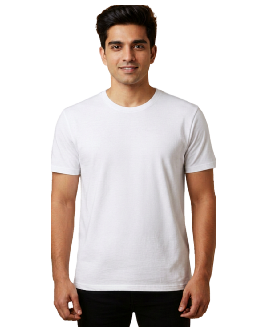 Custom Customized Cotton T-Shirt for Men & Women | Regular Fit | Half Sleeve | DTF Printed | Sizes S to XXXL print view 17